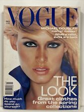 Vogue Magazine March 1995 Amber Valletta Michael Douglas 90s British Fashion 