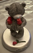 Me To You Teddy Bear with flowers figurine