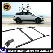 FOR RANGE ROVER EVOQUE L538 2011+ ROOF RACK RAILS CROSS BARS BLACK OEM FIT