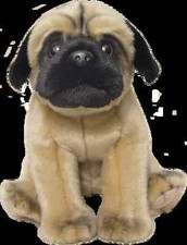 Plush/Soft/Cuddly Toy - Collectible - Dog - PUG - (Fawn) - 12"