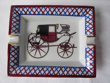 Hermes Porcelain Ashtray Carriage / Cab Stylish Mid Century Country House Design