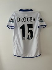 Retro Chelsea 2003/05 Away Shirt Drogba Size M 