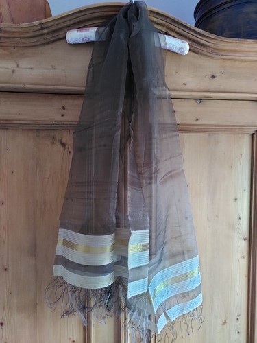 Hobbs chestnut brown silk - brown,