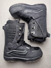 VANS Mens UK 10 HI Standard Black/Gum Snowboard Boots (VGC) With Original Box