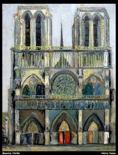 Maurice utrillo notre dame 1 - utrillo,