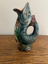 ANTIQUE MAJOLICA GURGLING GLUG