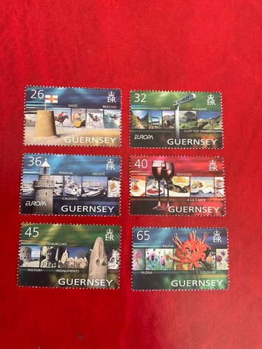 Stamps guernsey europa - qe,