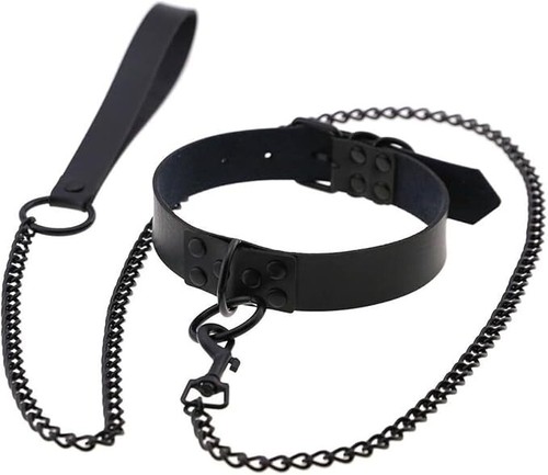 Sexy black collar faux - sexy,