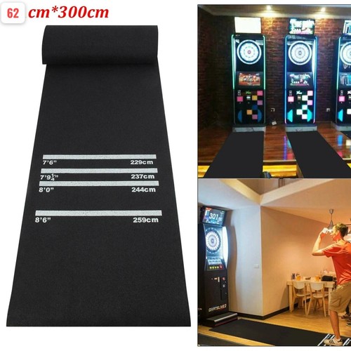 300cm 62cm darts mat with - x,