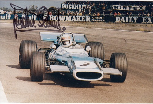 Signed jackie stewart matra - signed,