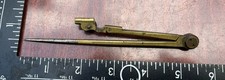 Vintage Veteran Old School Brass Drawing Compass Technical Draughtsman