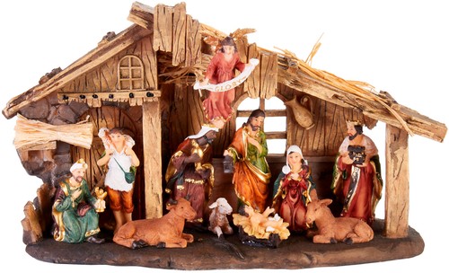 Brubaker nativity set 6 - nativity, 12.6