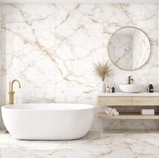 Statuario Gold Porcelain Tiles