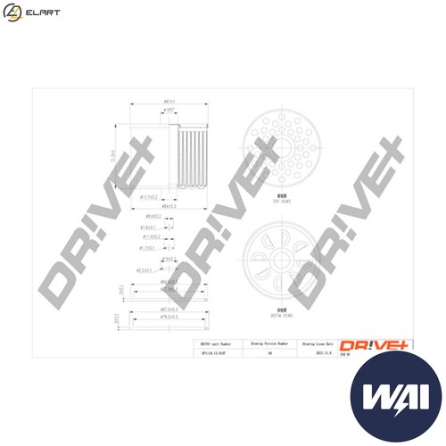 Fuel filter dp1110 - fuel, for