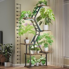Indoor Plant Stand Grow AUCTION Lights 7 Tiered Plant Shelf for Multiple Large
