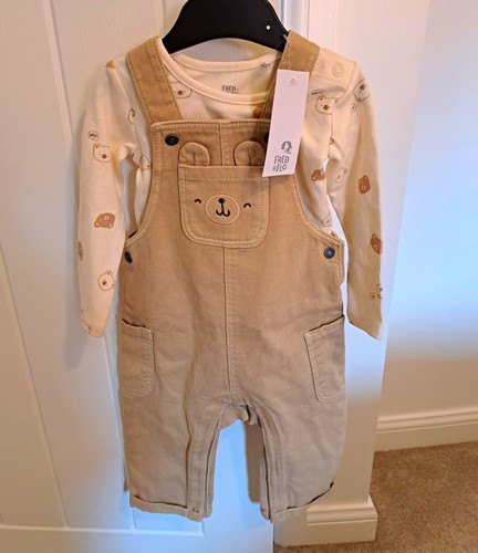 Baby teddy bear outfit romper - teddy,