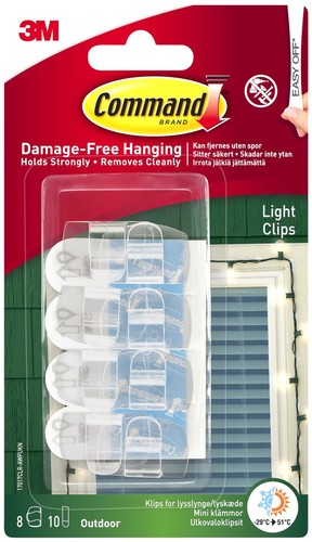 Outdoor light clips - outdoor,