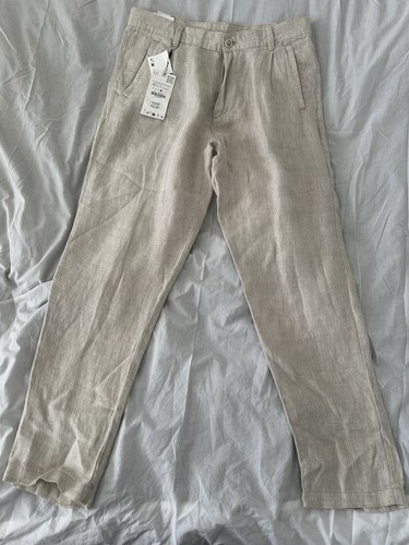 Zara 100 linen men - linen, men’s