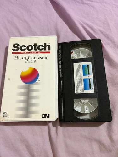 Scotch head cleaner for vhs - scotch,