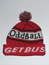 Oddballs Bobble Hat Red/Pink