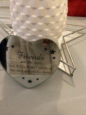 Mirrored Heart Shape Friendship Sign