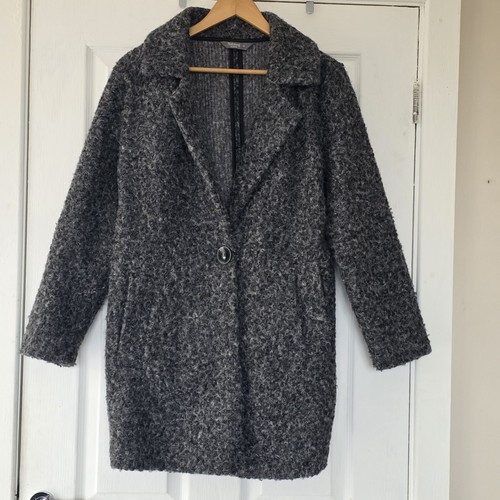 Marl grey boucle - boucle, fleece