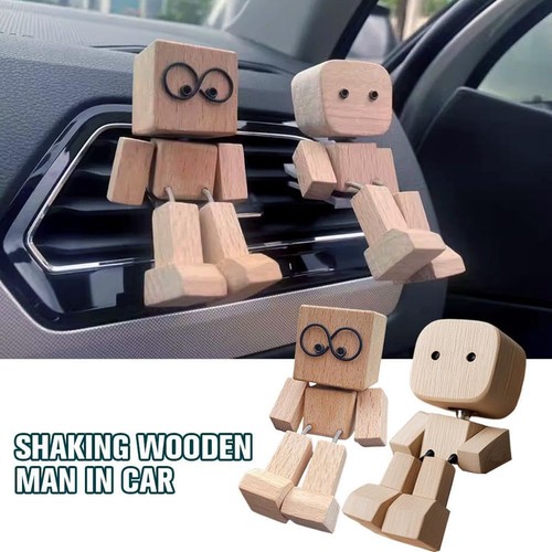 New shaking wooden man figure - new!,