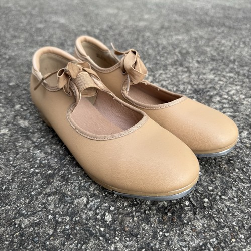 Girls tan tap shoes size - tan, a