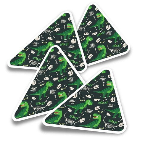 Triangle stickers - 4x,