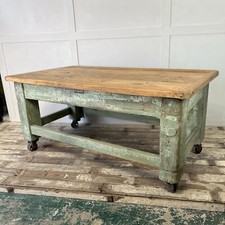 Early 20th C. Painted Pine