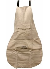 Premium White Leather Welders / Welding / Carpenters / Gardeners Safety Apron