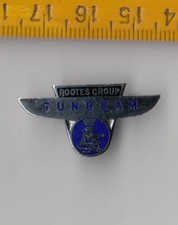 Vintage enamel SUNBEAM Car Logo brooch pin badge Fattorini and Sons Rootes Group