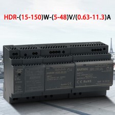 Mean Well HDR-15-24V HDR-100-24V Industrial Power Supply 100W 24V 4.2A DIN Rail