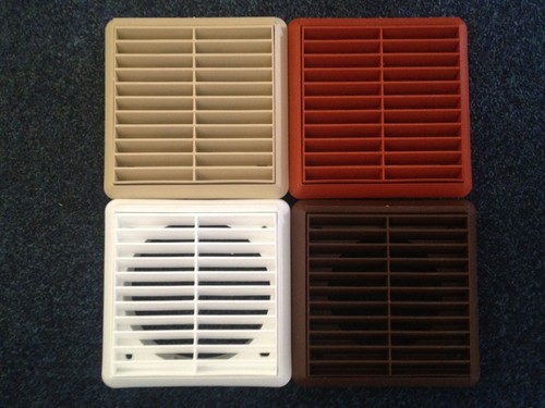 Fixed louvre grille external - fixed,