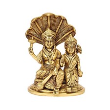 Brass Lord Vishnu Laxmi