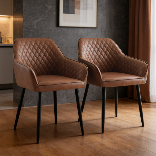 4pcs dining chairs - 2/4pcs,