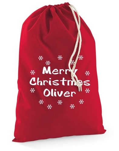 Personalised christmas sack - christmas,