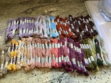 Joblot/Bundle DMC Retors a Broder - Over 70 Skeins - Used/unused
