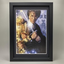 HARRY POTTER AND THE CHAMBER OF SECRETS FRAMED MOVIE POSTER ART, DREW STRUZAN