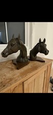 Bronze Horse Sculpture Cold Cast Resin Large Figurine 