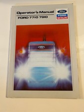 Ford 7710 7910 operators manual