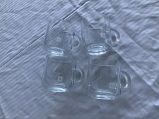 Nespresso View Glass Coffee Cups Set of 4 Made In France New