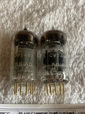 2x E88CC CV2492 Gold Pin Valve Tubes - SP05