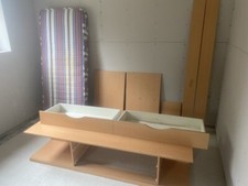 CABIN BED BOYS BEDROOM COMPLETE BED & MATTRESS 180CM X 80.5CM