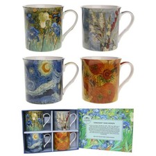 Set of 4 Van Gogh Art China