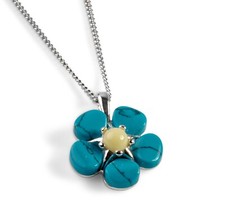 Forget Me Not Necklace Pendant