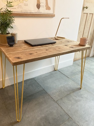 Reclaimed wood desk - reclaimed,