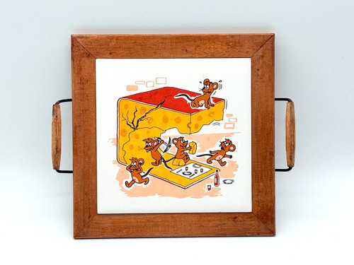 Vintage wooden serving - vintage,