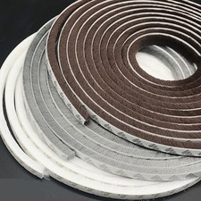 10M Self-Adhesive Draught Excluder Brush Strip Casement Door Windows Seal Tape