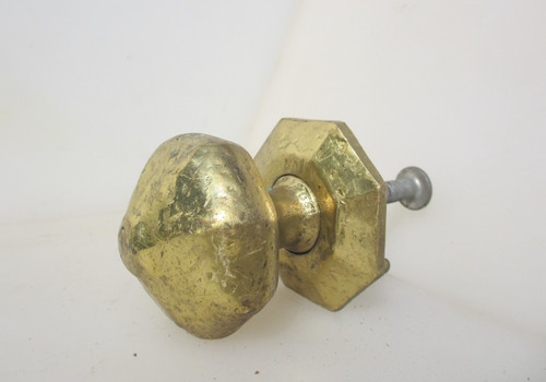 Brass centre door - centre, knob